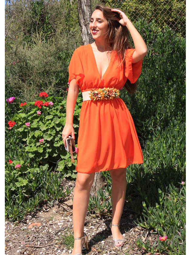 Vestido Belinda Naranja