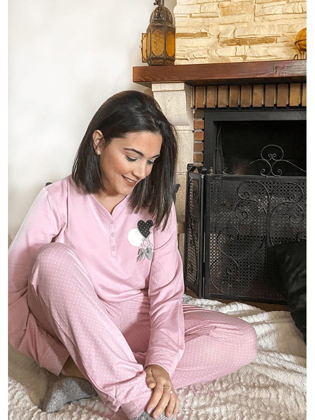 Pijama Olivia Rosa Claro